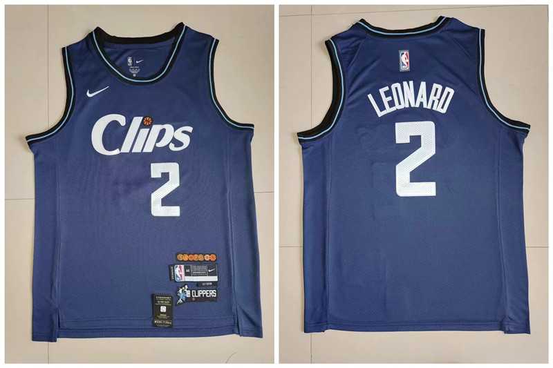 Clippers 2 Kawhi Leonard Navy Nike 2023-24 City Edition Swingman Jersey,We sell and wholesale Clippers 2 Kawhi Leonard Navy Nike 2023-24 City Edition Swingman Jersey on line form chian!